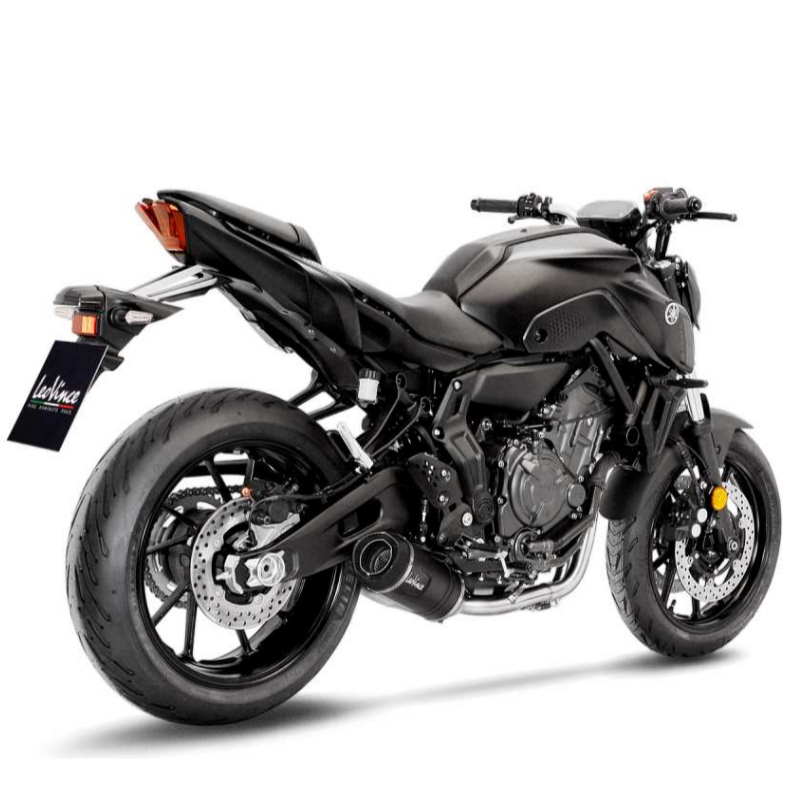 Escape completo Leovince Negro Yamaha MT07 21-